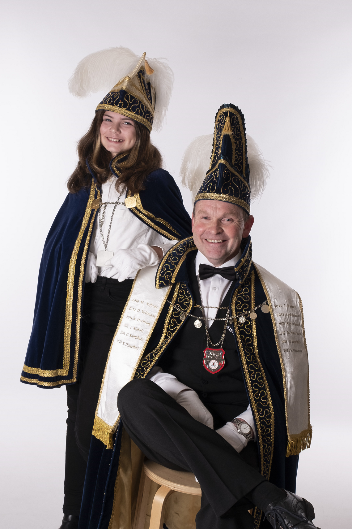 2023 - Prins Langenkamp de 1e van de Vennenberg en Jeugdprinses Mila de 1e